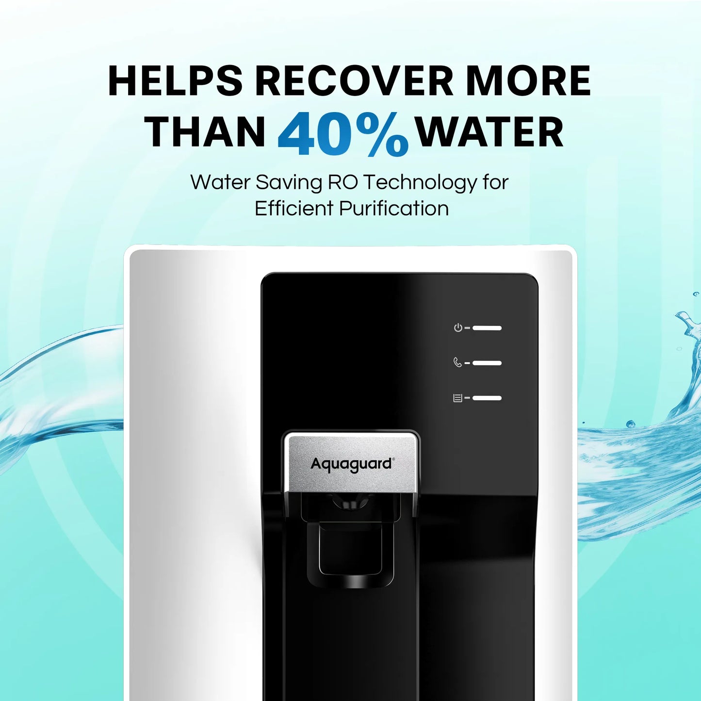 Aquaguard Astor RO+UV Stainless Steel Alkaline 2X Water Purifier