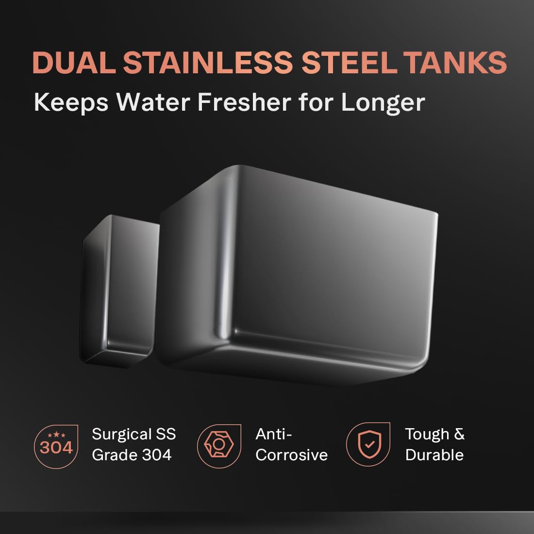 Aquaguard Blaze UV+UF Stainless Steel 2X Water Purifier