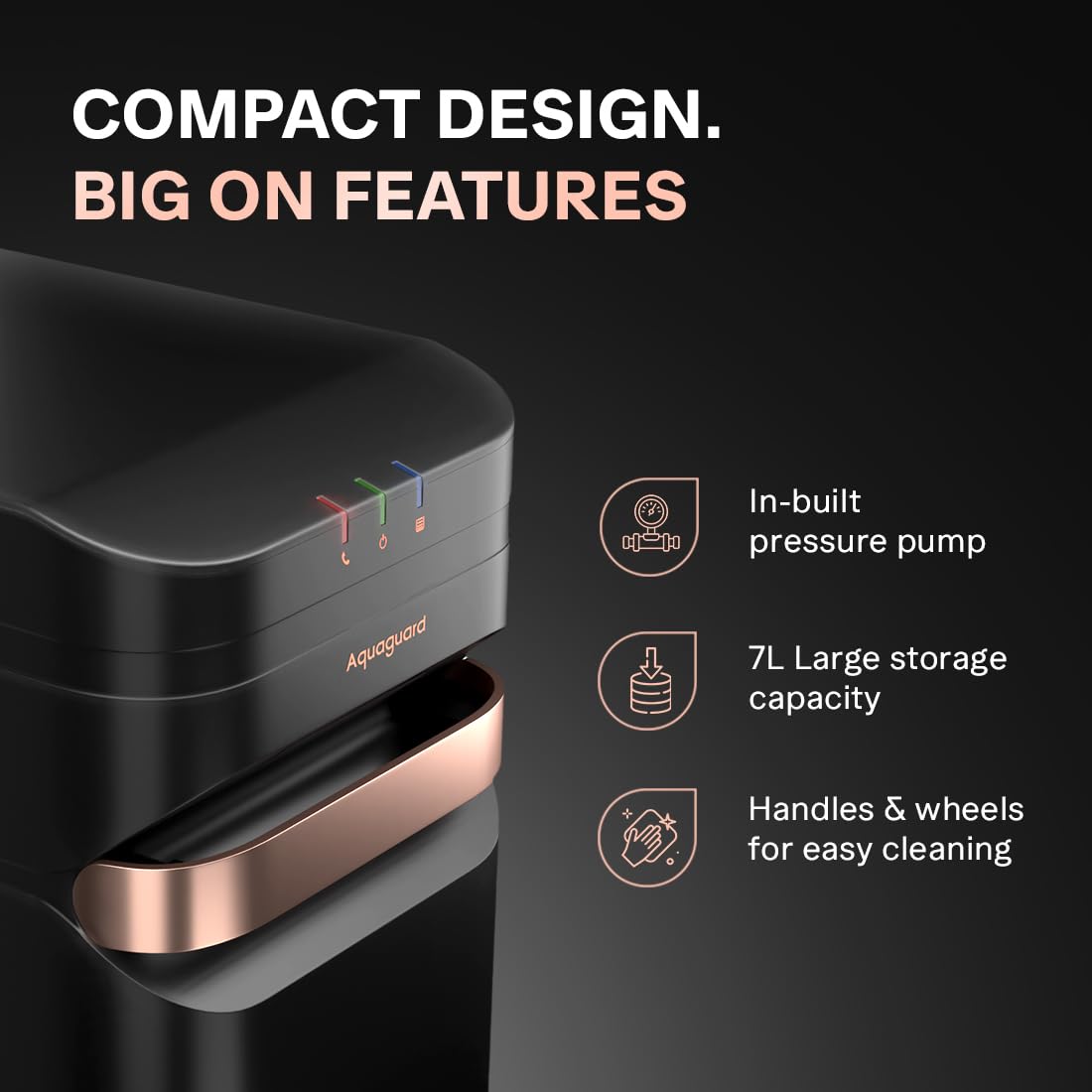 Aquaguard Designo UTC RO+UV 2X Water Purifier