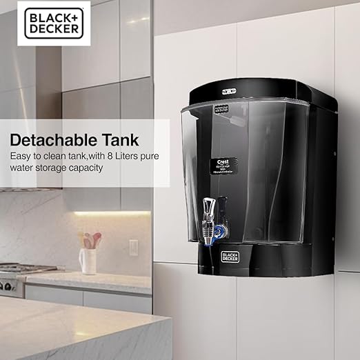 KENT BLACK+DECKER Crest RO+UV+UF Water Purifier