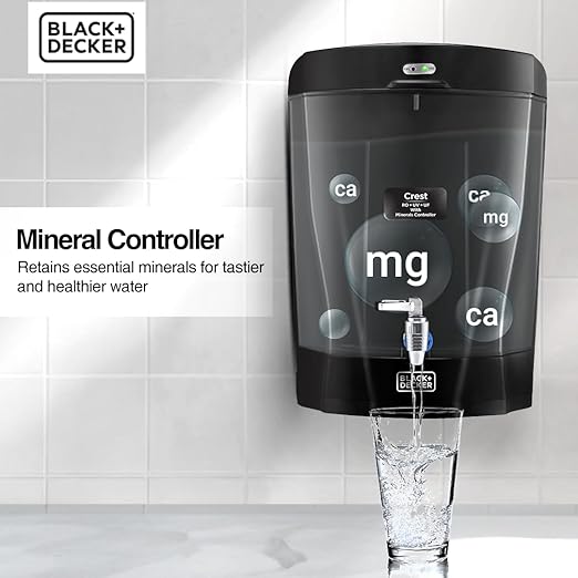 KENT BLACK+DECKER Crest RO+UV+UF Water Purifier