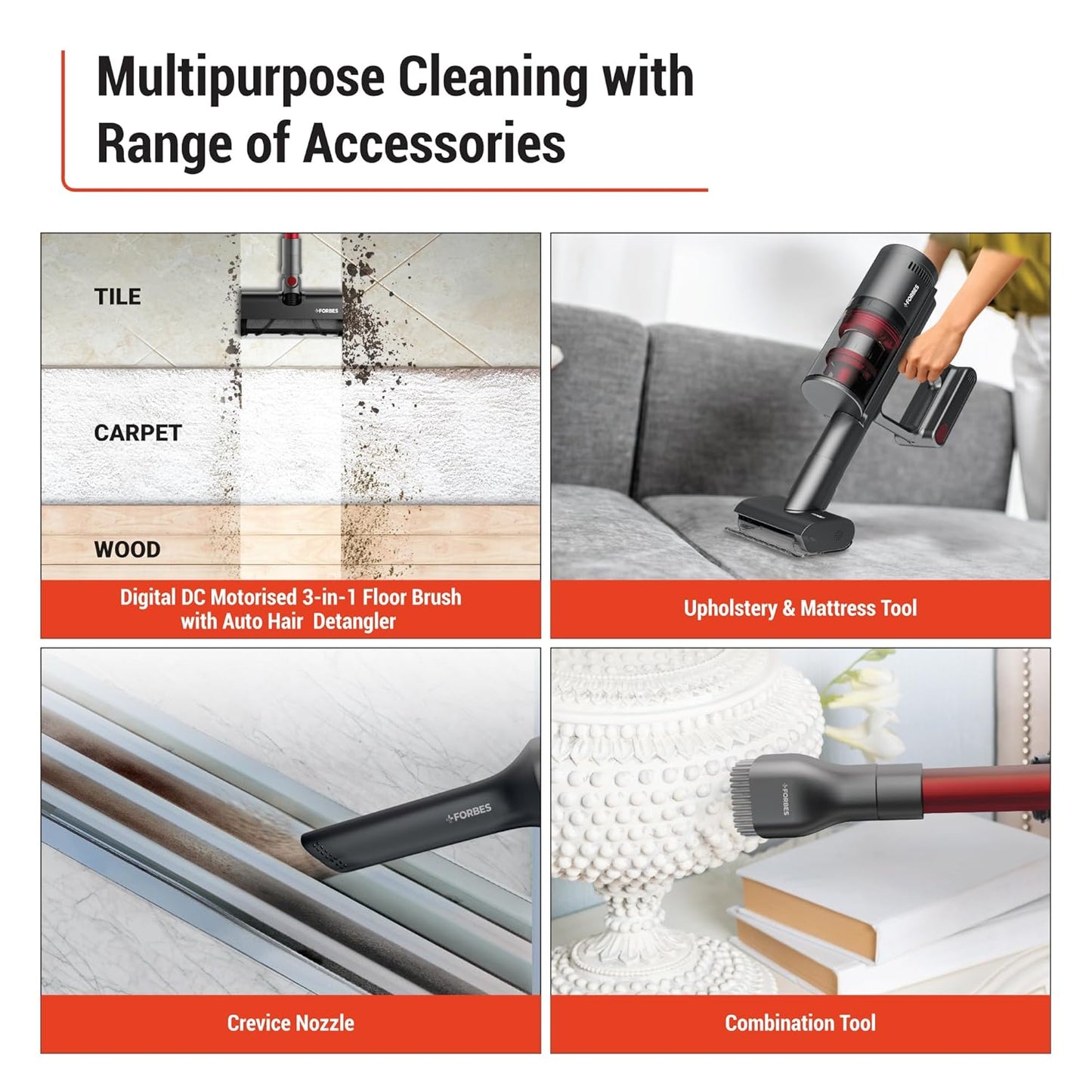 Forbes Cordless ZeroBend Z15 Vacuum Cleaner