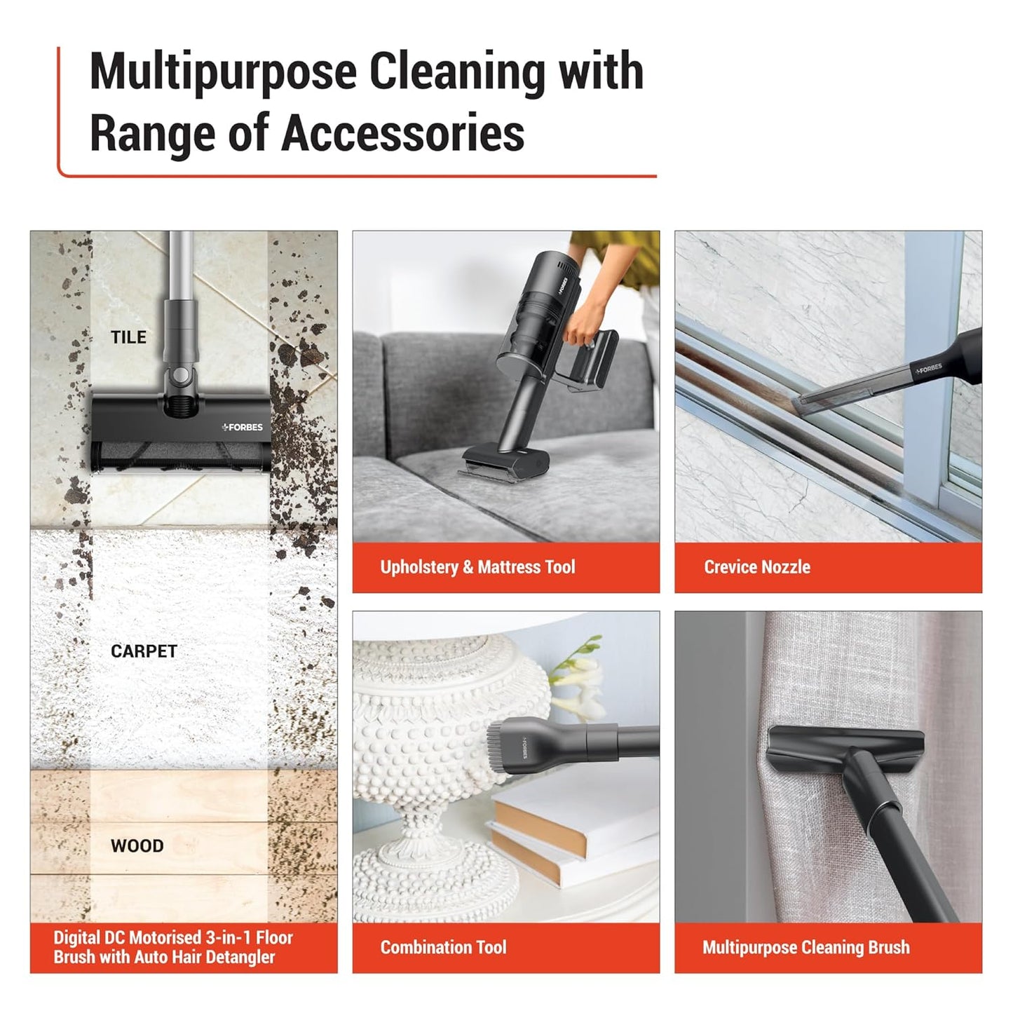 Forbes Cordless Zerobend Z21WM Vacuum Cleaner