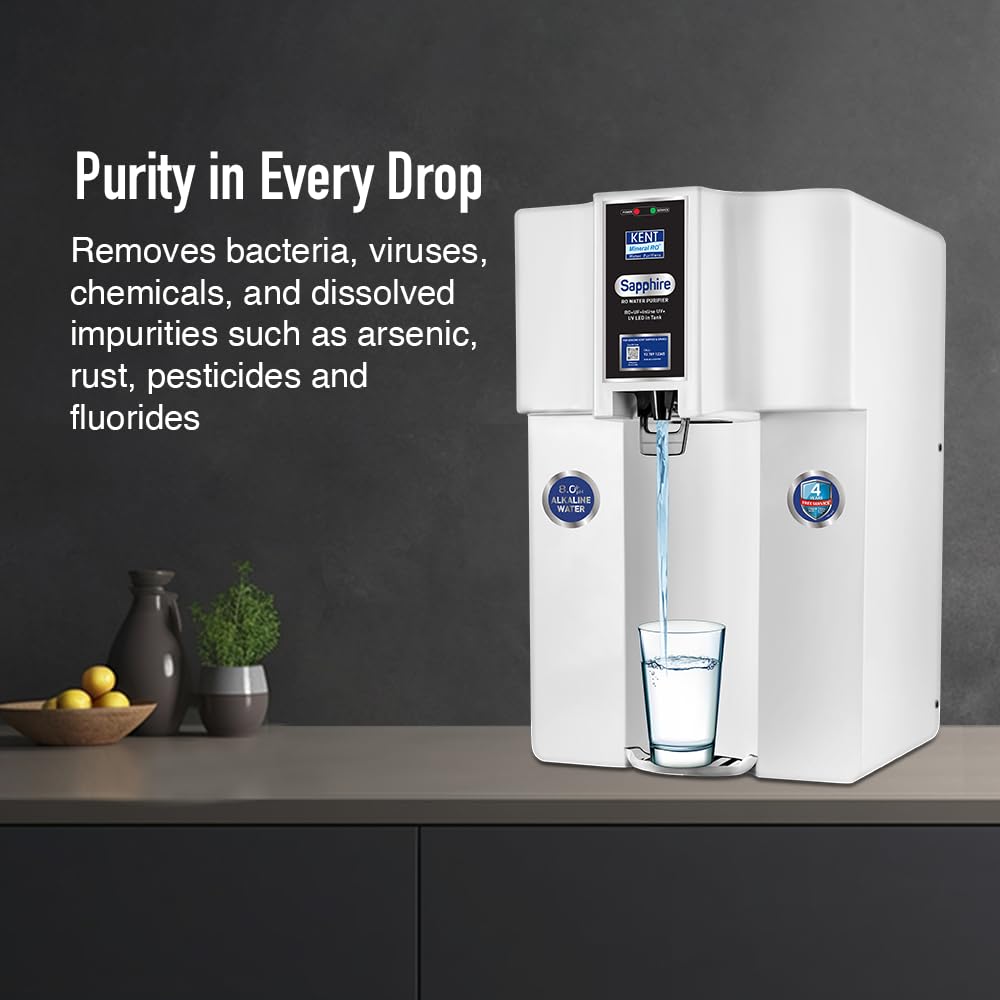 KENT Sapphire RO Water Purifier (White)