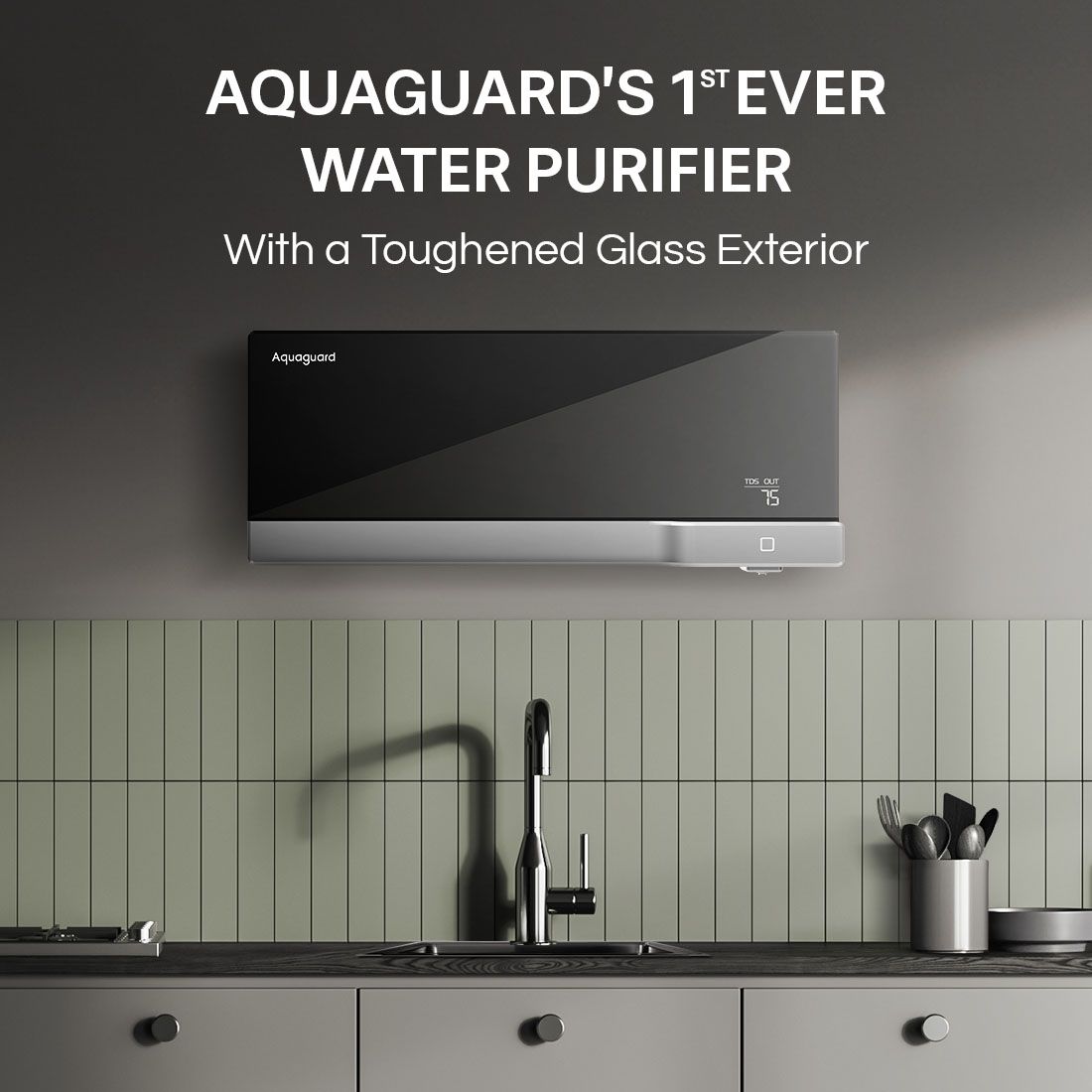 Aquaguard Slimtech UV Bar Inline Copper Water Purifier