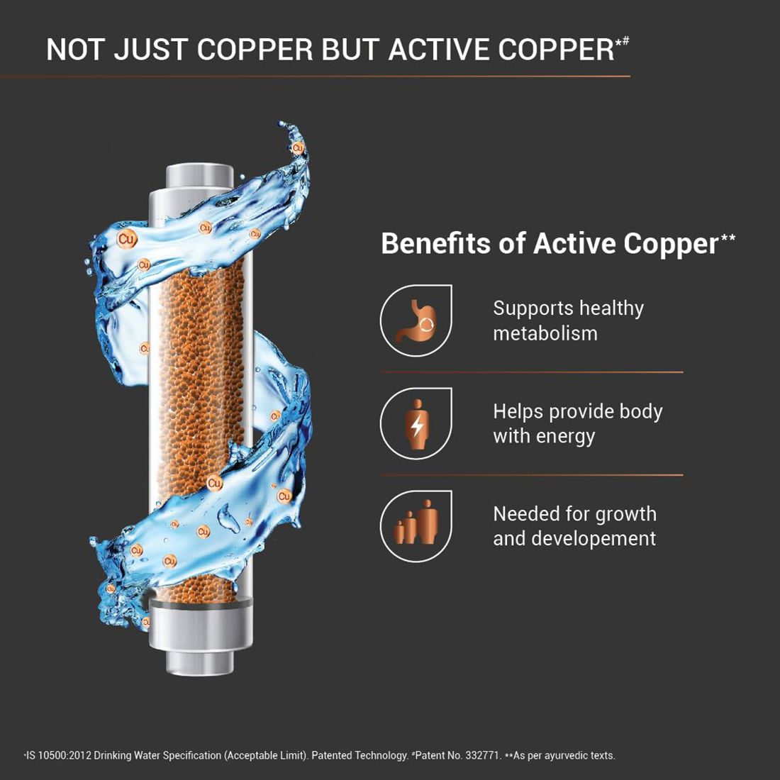 Aquaguard Superio RO Stainless Steel Copper Water Purifier