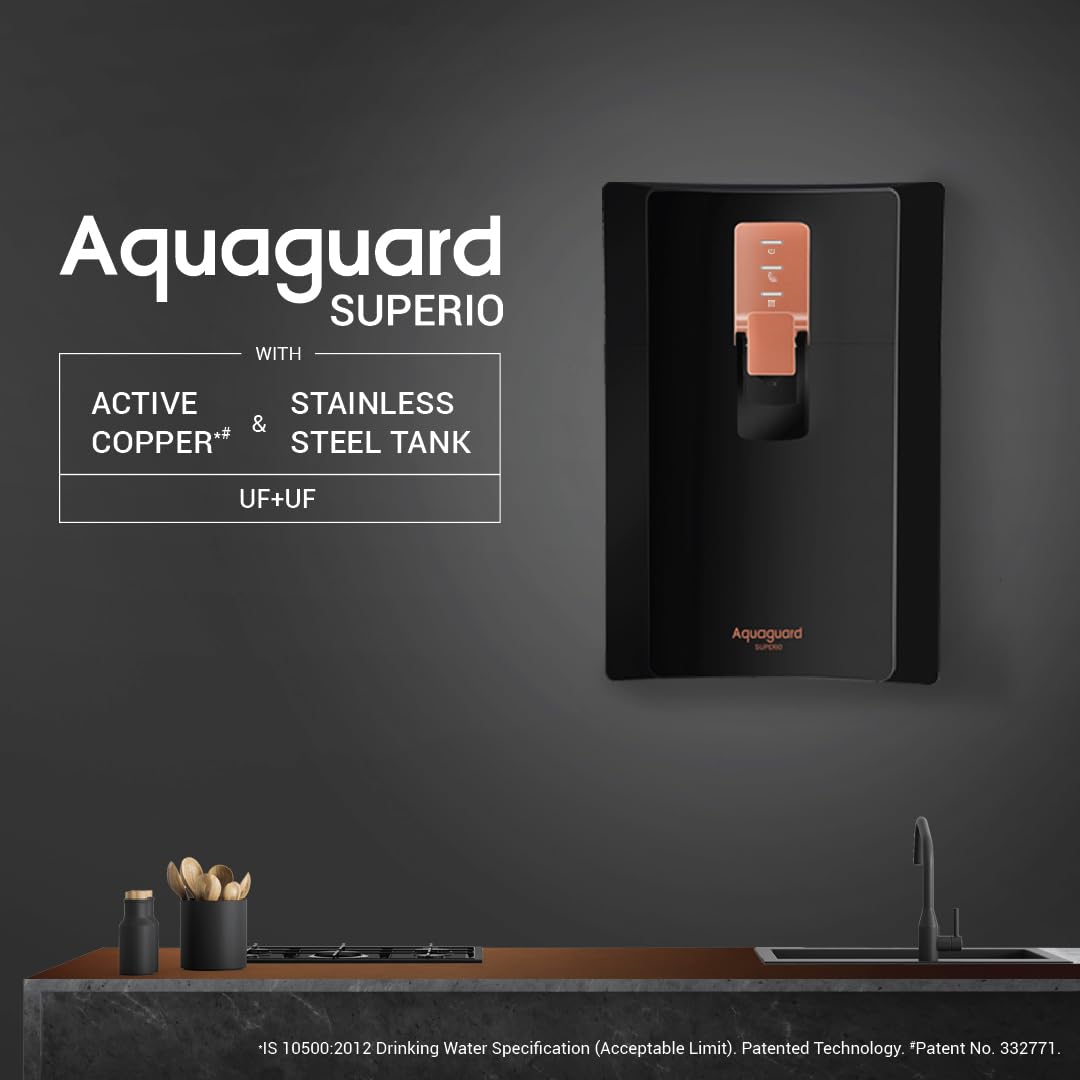 Aquaguard Superio UV+UF Stainless Steel Copper Water Purifier