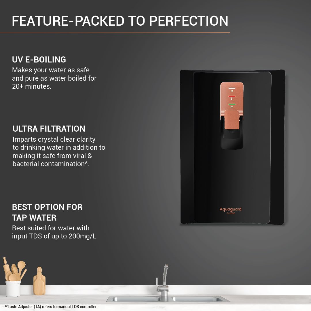 Aquaguard Superio UV+UF Stainless Steel Copper Water Purifier