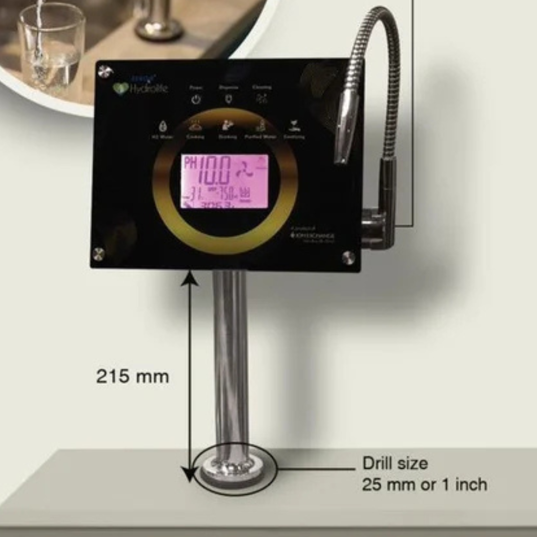 Under Sink Water Ionizer - ZeroB HYDROLIFE
