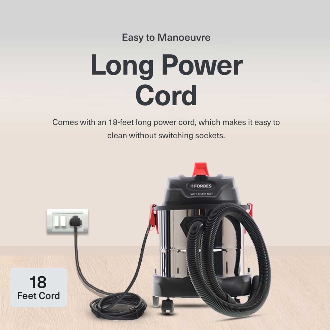 Eureka Forbes Wet & Dry NXT Vacuum Cleaner