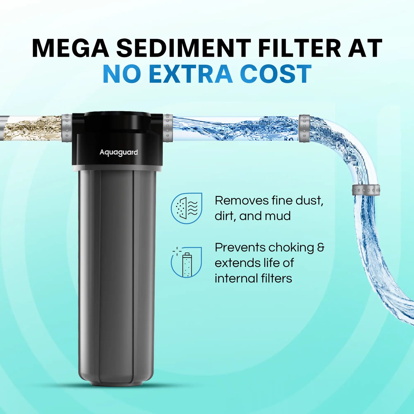 Aquaguard Astor RO+UV Stainless Steel Alkaline 2X Water Purifier