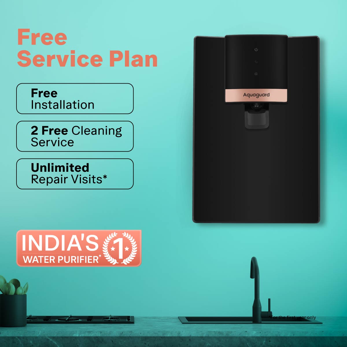 Aquaguard Neo UV+UF 2X Water Purifier