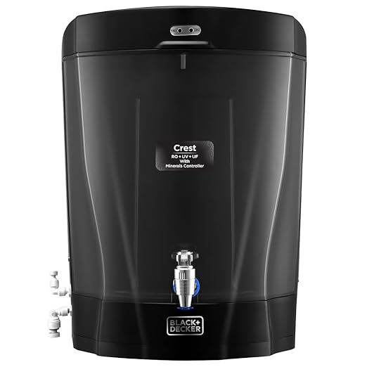 KENT BLACK+DECKER Crest RO+UV+UF Water Purifier