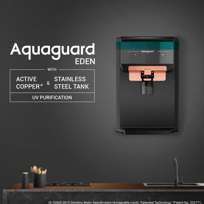 Aquaguard Eden UV Stainless Steel Copper Water Purifier