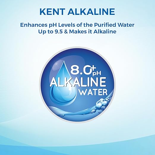 KENT Maxx Alkaline-B UV + UF + Alkaline Water Purifier  (Black)