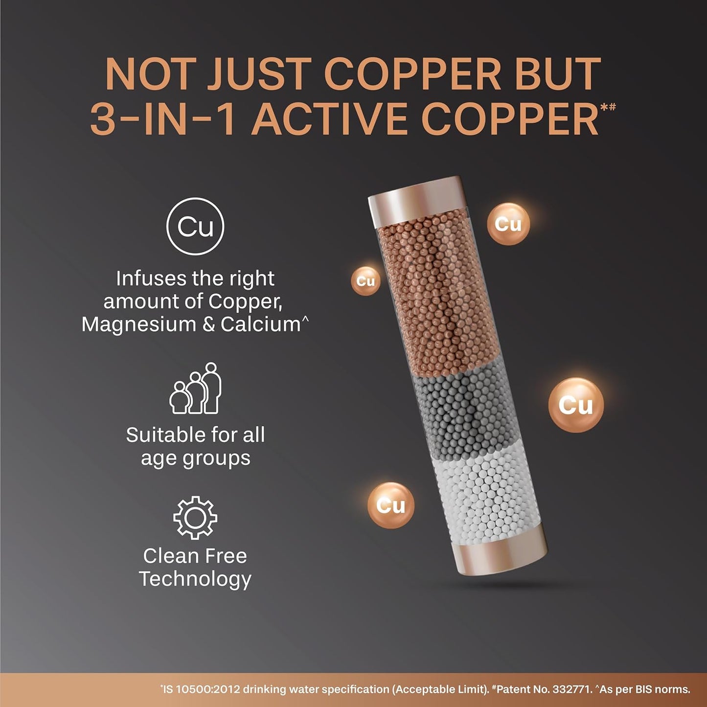 Aquaguard Neo Copper RO+UV Taste Adjuster Copper Water Purifier
