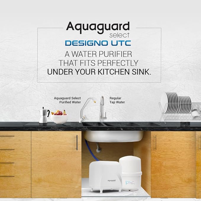 Aquaguard Select Designo UTC RO+UV Copper Water Purifier