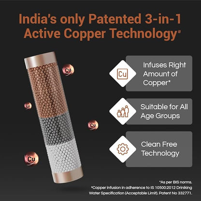 Aquaguard Select Designo UTC RO+UV Copper Water Purifier