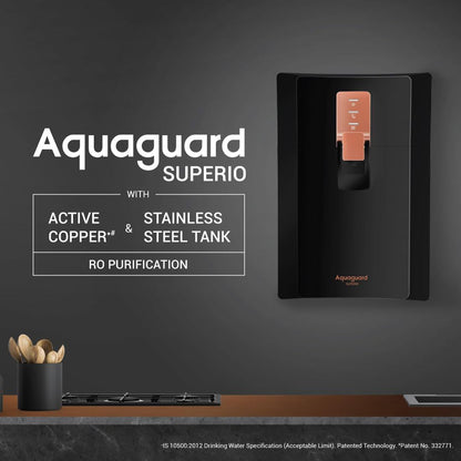 Aquaguard Superio RO Stainless Steel Copper Water Purifier
