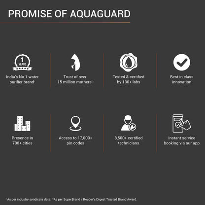 Aquaguard Superio RO Stainless Steel Copper Water Purifier